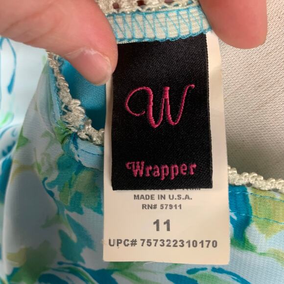 Y2K Blue Floral Babydoll Dress Fairy Tie Back Sleeveless Midi Coquette Romantic - Picture 3 of 7